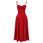 Floral Bustier Midriff Waist Shaper Dress — view 13