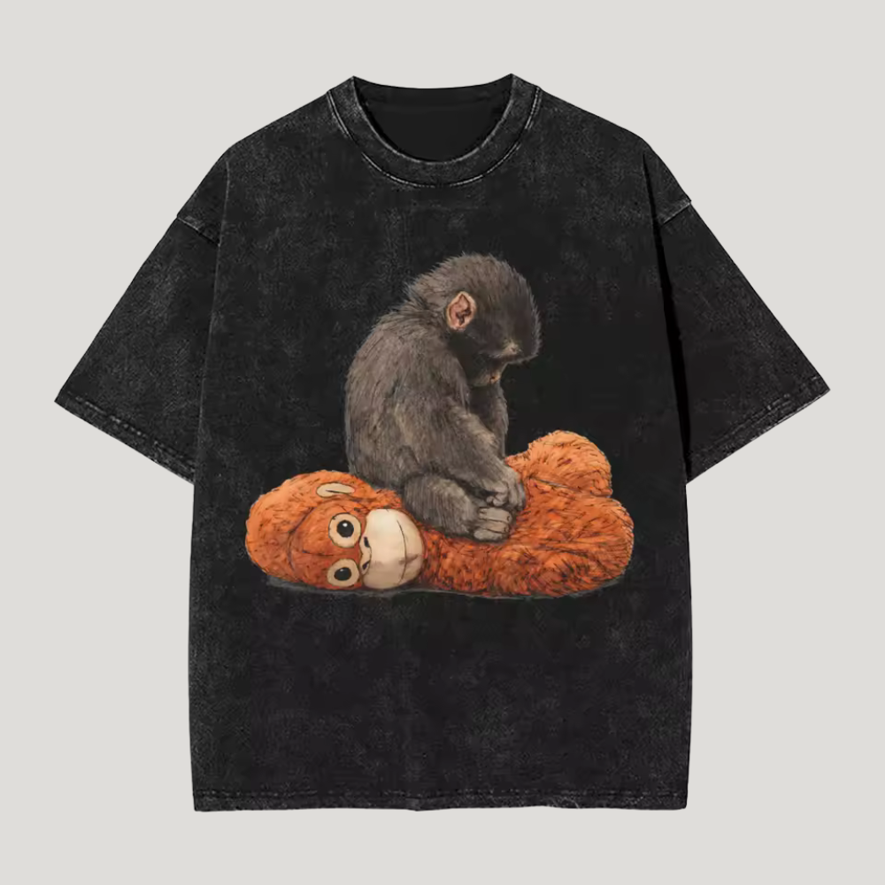 Punch Monkey And Ora Mama T Shirt — view 7