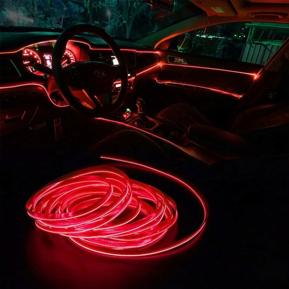 Car Interior Atmosphere Lighting Decoration LED Strip — view 4