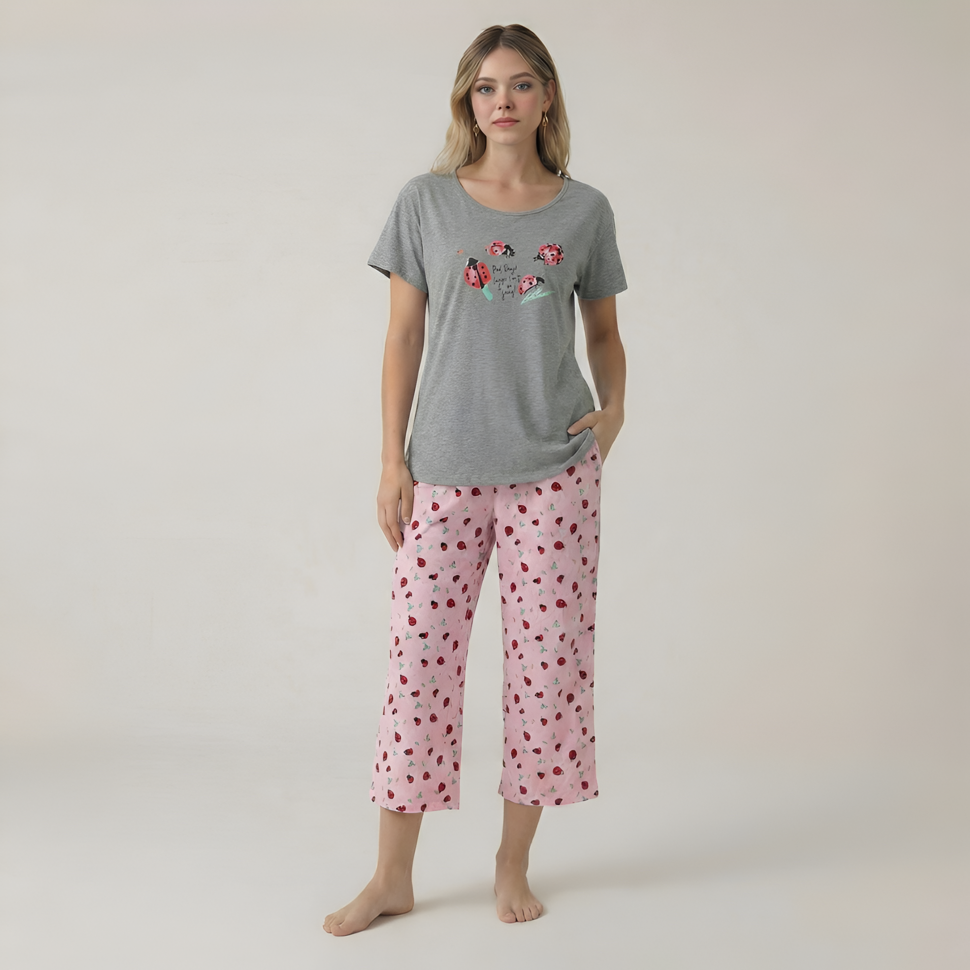 Two Piece Nightwear Pajama Set For Women — view 7