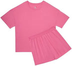 Hanes Women's Originals Supersoft Boxy T-Shirt & Sleep Shorts Set — view 13