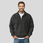 Classic Half Zip Collar Sweatshirt — view 5