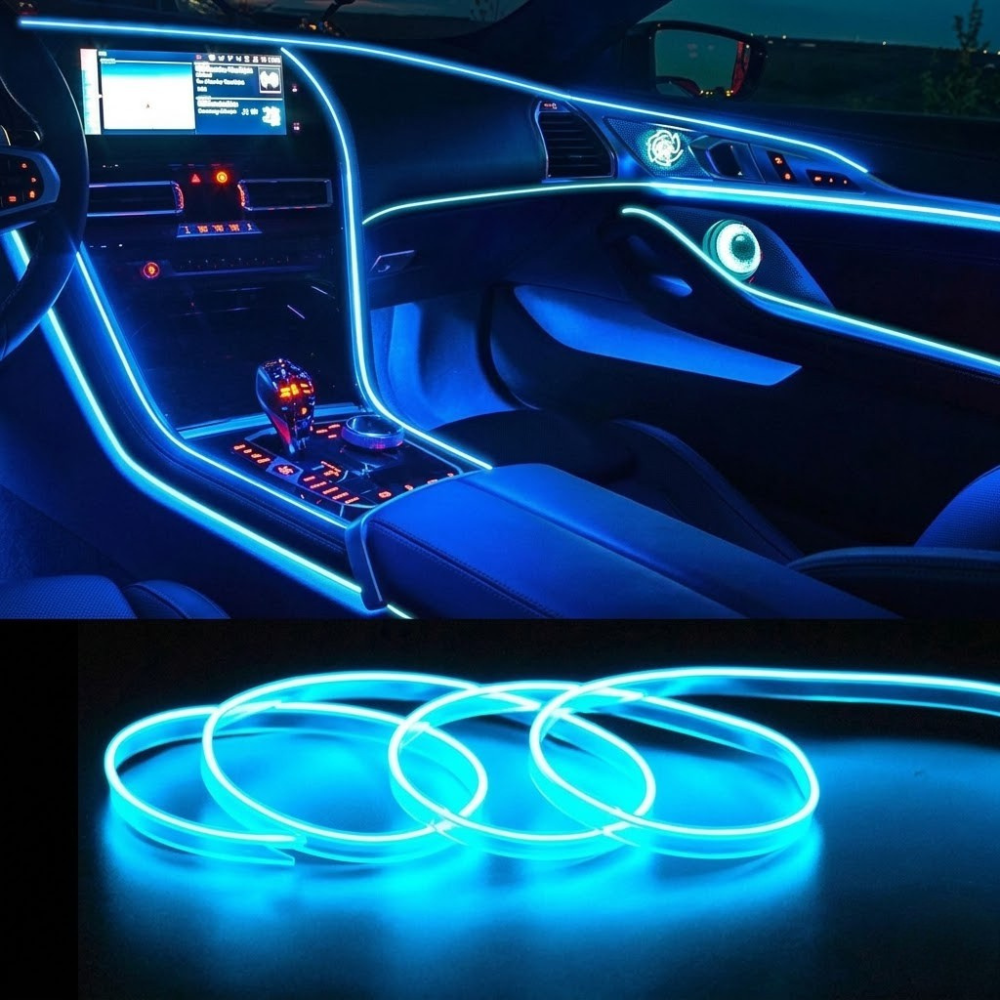 Car Interior Atmosphere Lighting Decoration LED Strip — view 5