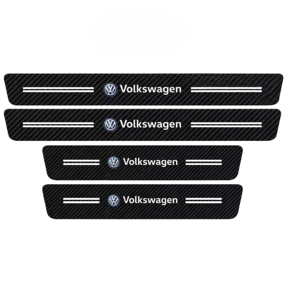 4 Pack Door Sill Protector With Carbon Film Anti Scratch — view 30