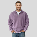 Classic Half Zip Collar Sweatshirt
