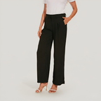 Pleated Front Tailored Full Length Pants — view 4