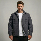 Flannel Plaid Lined Shacket — view 6