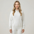 Rhinestone Speckled Pullover Hoodie With Kangaroo Pocket — view 5