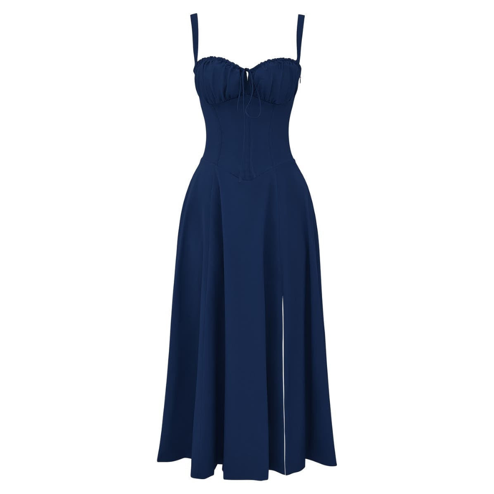 Floral Bustier Midriff Waist Shaper Dress — view 15
