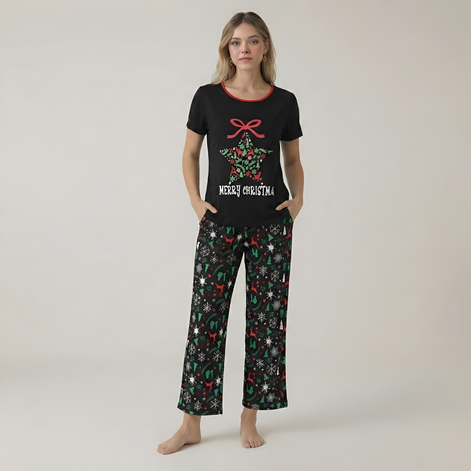 Two Piece Nightwear Pajama Set For Women — view 5
