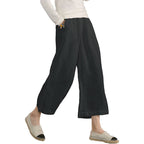 Women Loose Cotton Capris Cropped Wide Leg Pants-Legletic | SLIMG:7058953332996448581
