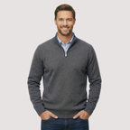 Classic Quarter Zip Pullover Sweater — view 5