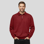 Classic Cashmere Lapel Polo T Shirt — view 7