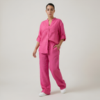 Minimal Button Up Co Ord Set For Women — view 3