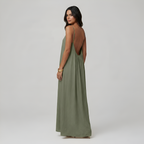 Adjustable Strap Cami Maxi Dress For Women — view 20