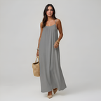 Adjustable Strap Cami Maxi Dress For Women — view 17