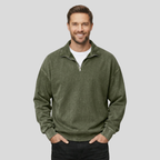 Classic Half Zip Collar Sweatshirt — view 10