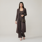 3 Piece Long Cardigan Knit Set — view 7