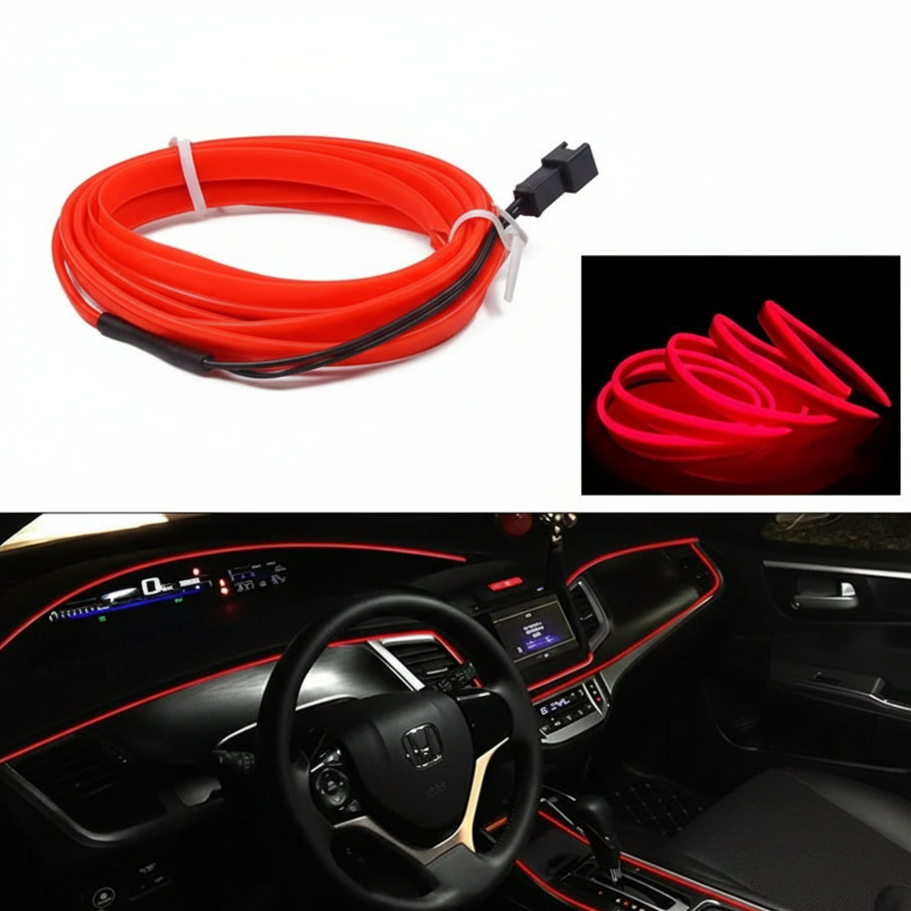 Car Interior Atmosphere Lighting Decoration LED Strip — view 9