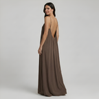 Adjustable Strap Cami Maxi Dress For Women — view 2