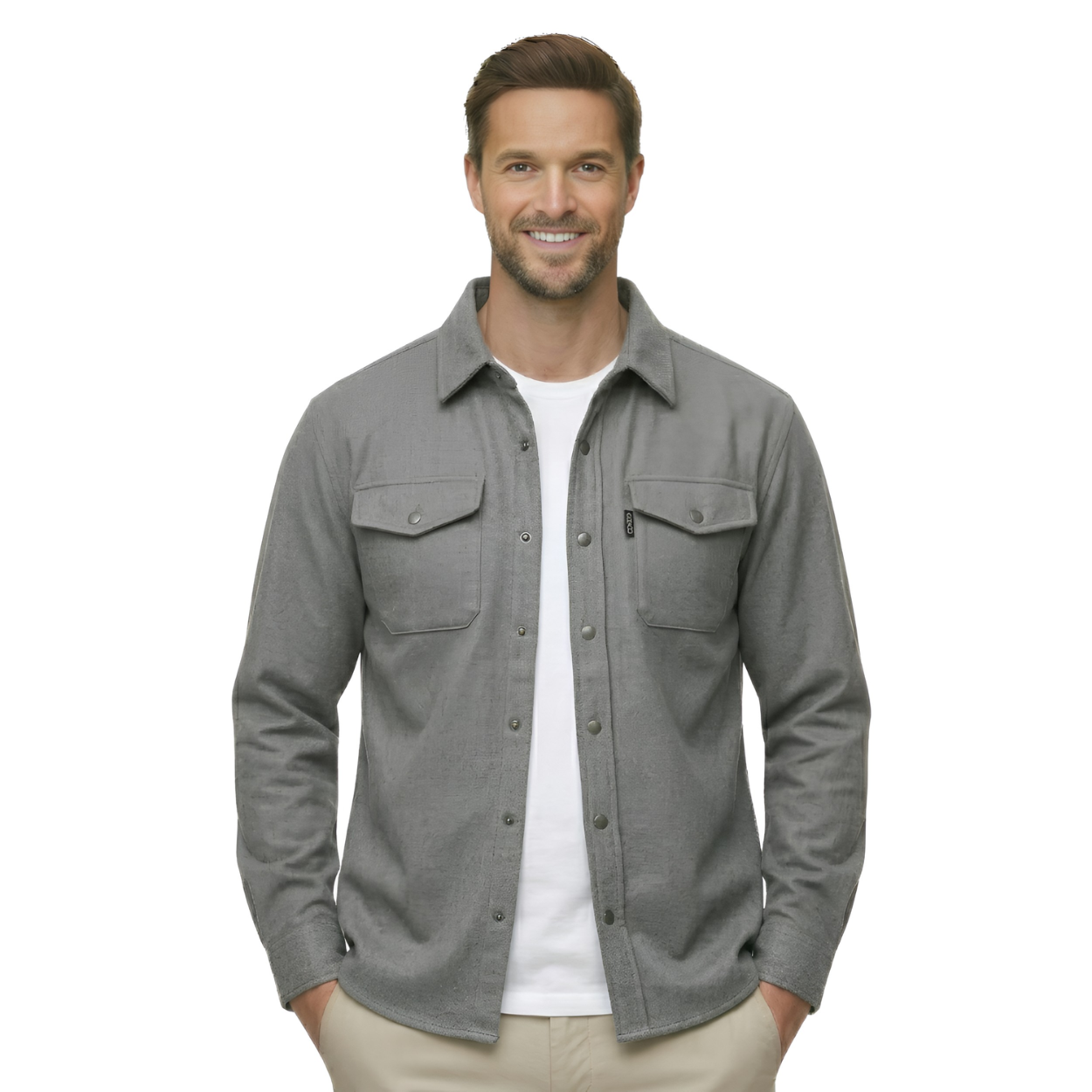 Classic Button Down Jacket — view 7