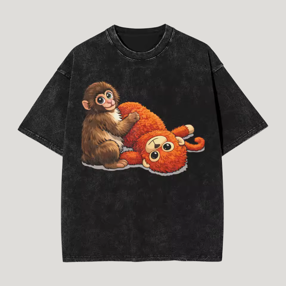 Punch Monkey And Ora Mama T Shirt — view 12