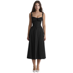 Floral Bustier Midriff Waist Shaper Dress — view 16