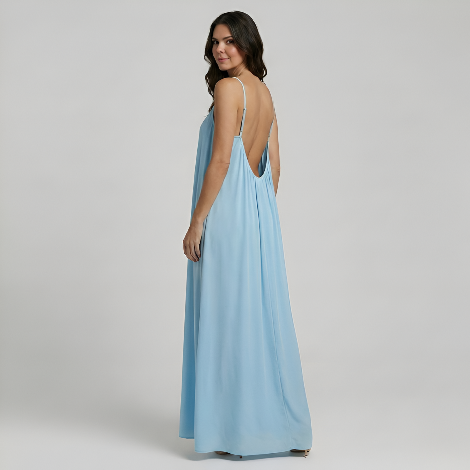 Adjustable Strap Cami Maxi Dress For Women — view 14