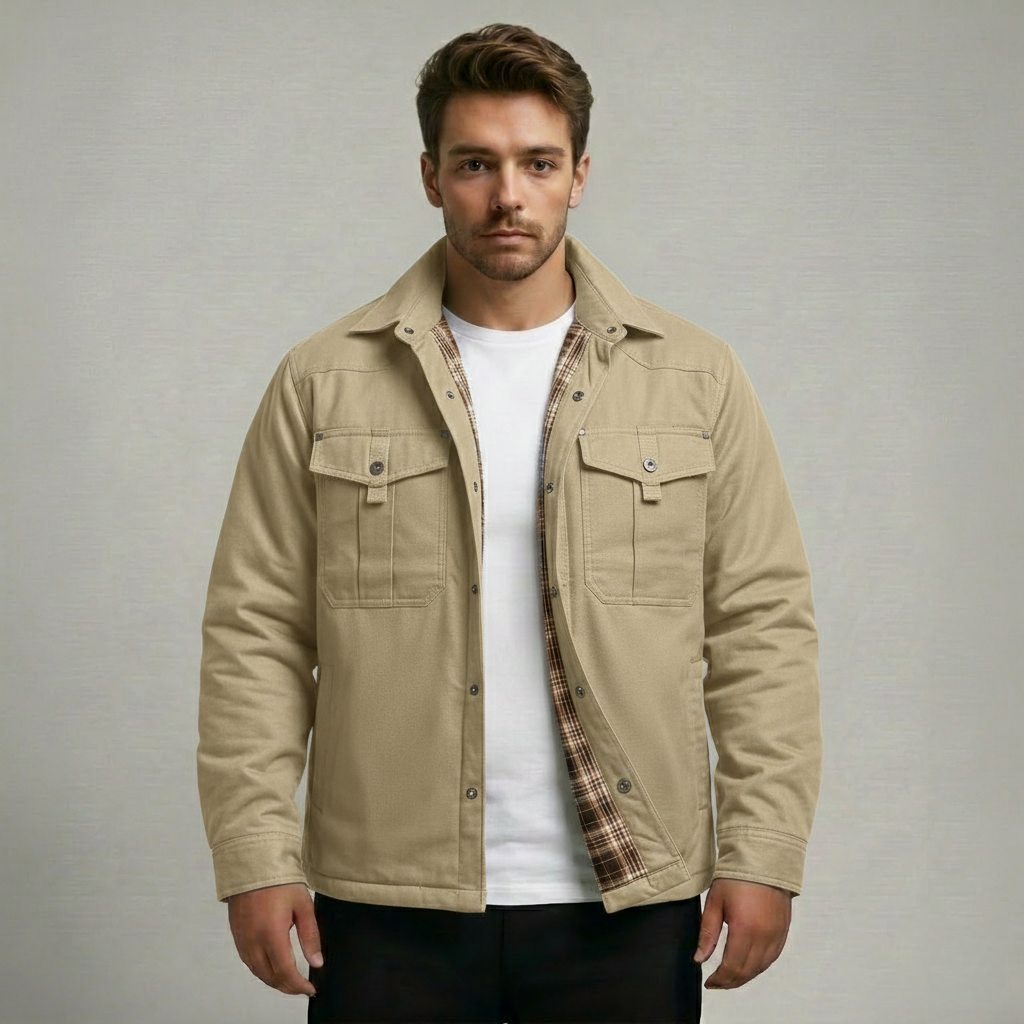 Flannel Plaid Lined Shacket — view 8