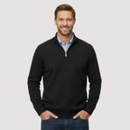 Classic Quarter Zip Pullover Sweater — view 10