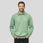 Classic Cashmere Lapel Polo T Shirt — view 4