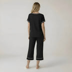 Short Sleeve Top With Capri Pajamas — view 3