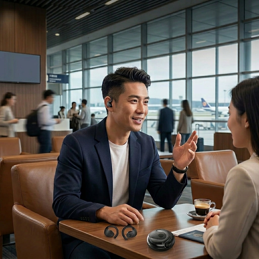AI Powered Wireless Bluetooth Translation Headphones with HiFi Stereo Sound — view 5