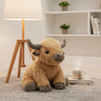 Cartoon Highland Cow Stuffed Toy | SLIMG:7226553472040050196