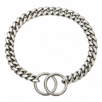 Heavy Duty Stainless Steel Dog Chain With Collar For Dogs | SLIMG:7613576704640950813