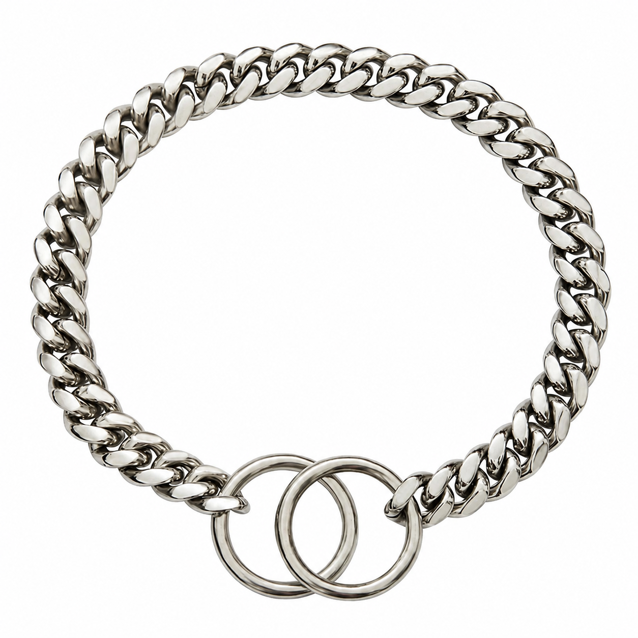 Heavy Duty Stainless Steel Dog Chain With Collar For Dogs | SLIMG:7613576704640950813