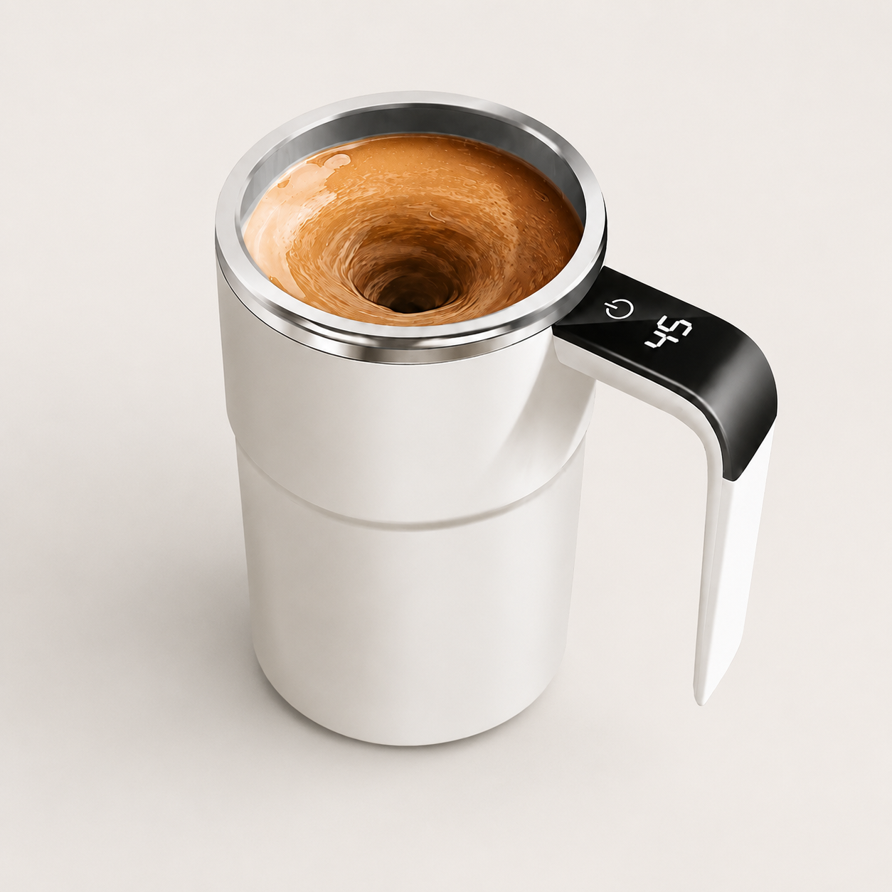 Portable Electric Stirring Stainless Steel Coffee Mug | SLIMG:7613690698441696856