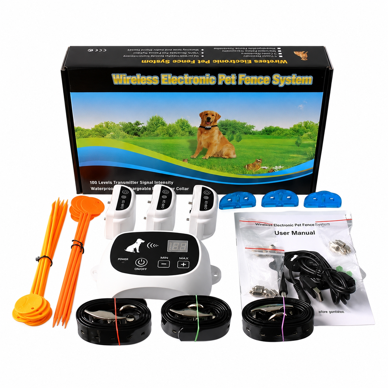 Wireless Dog Fence System With Collar For Dogs | SLIMG:7614735486431547307