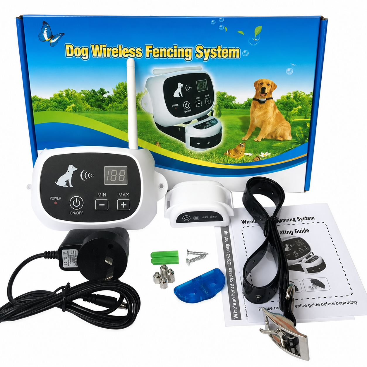 Wireless Dog Fence System With Collar For Dogs | SLIMG:7614735485559121588