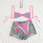 Floral Print Bikini Set