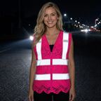 Lightweight Outdoor Reflective Vest With Zipper — view 3