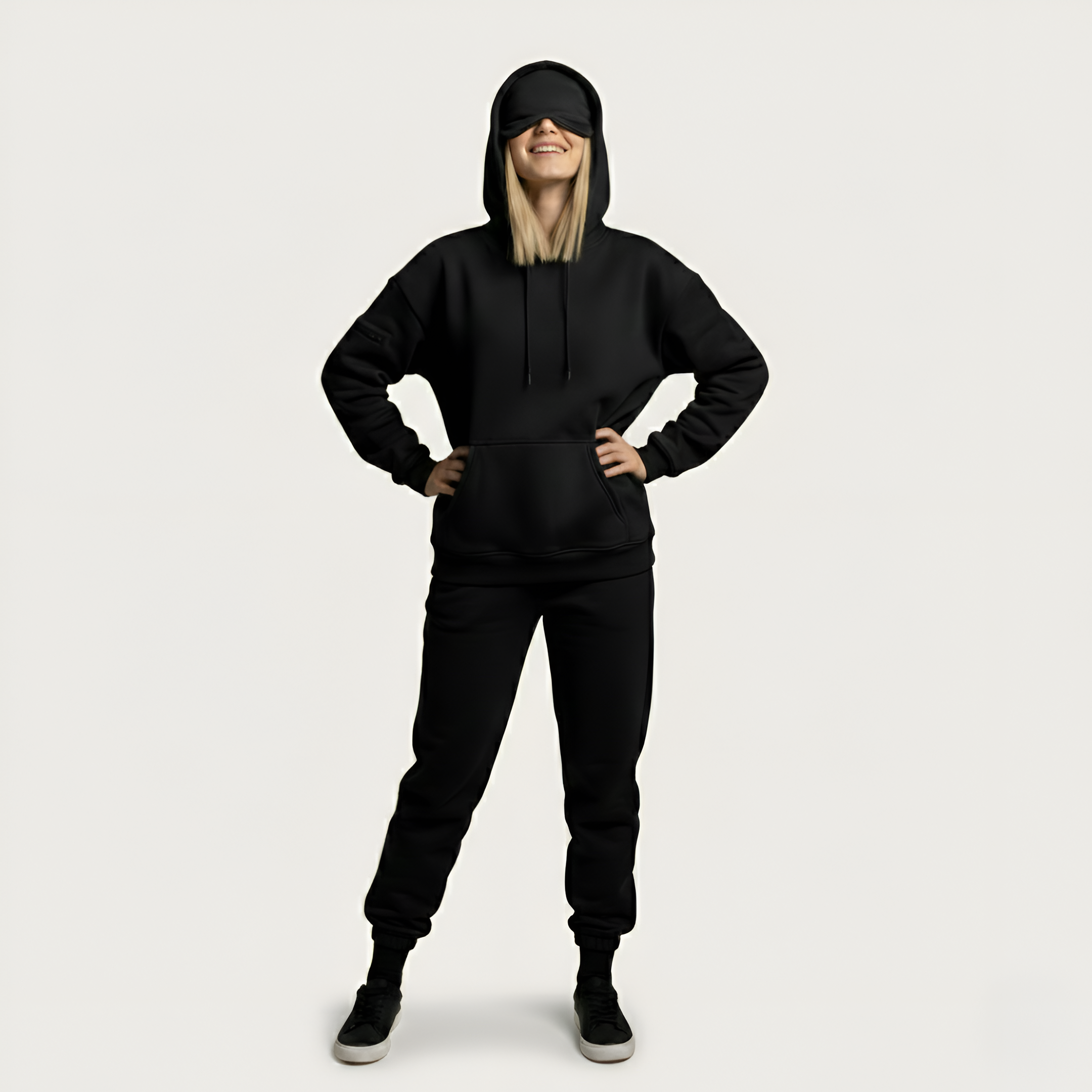 Travel Hoodie With Built In Sleeping Mask — view 11