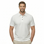 Ice Silk Textured Polo T Shirt — view 3