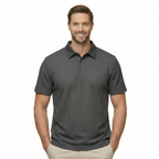 Ice Silk Textured Polo T Shirt
