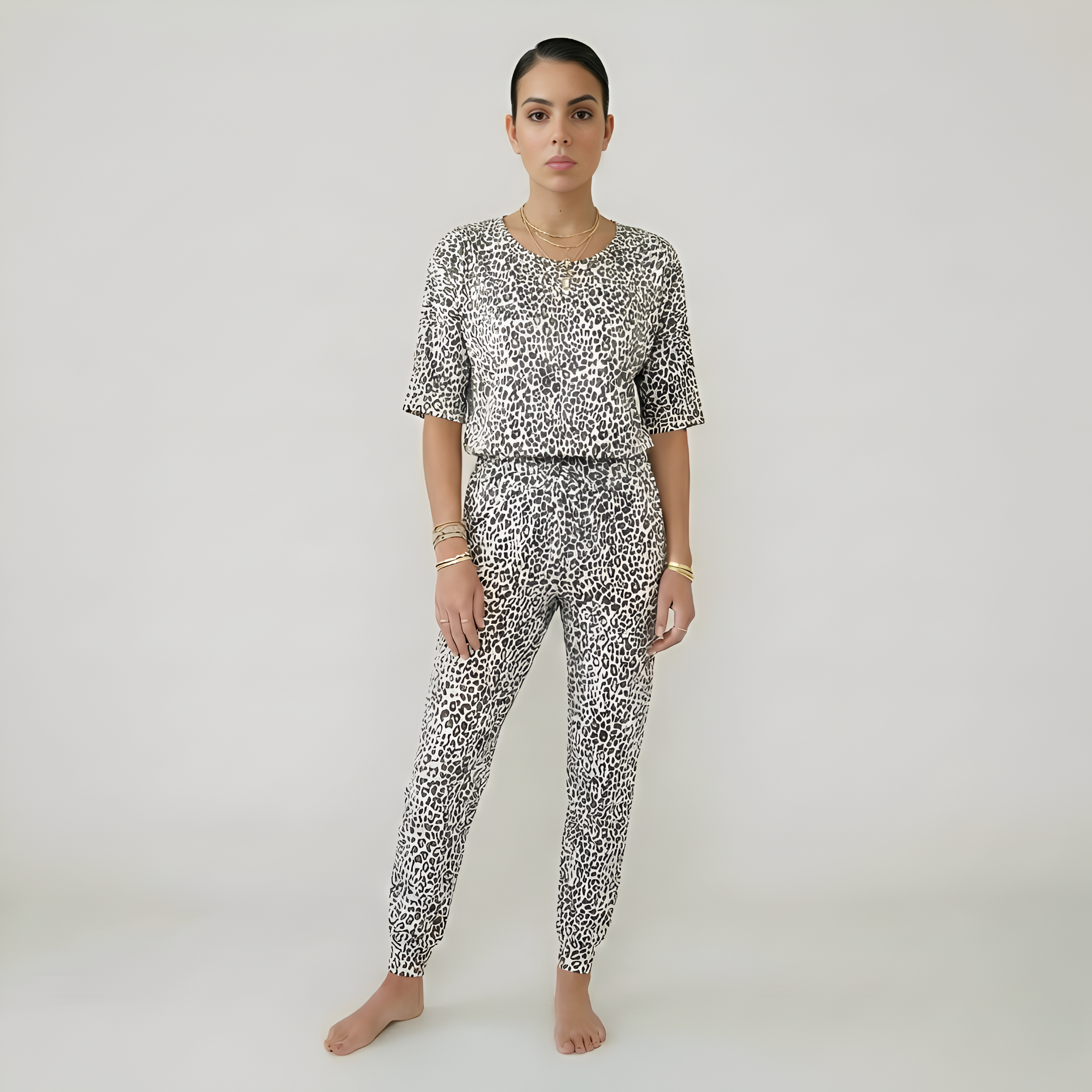 Two Piece Mystery Pajama Set For Women — view 3