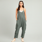 Casual Loose Fit Pocket Jumpsuit — view 3