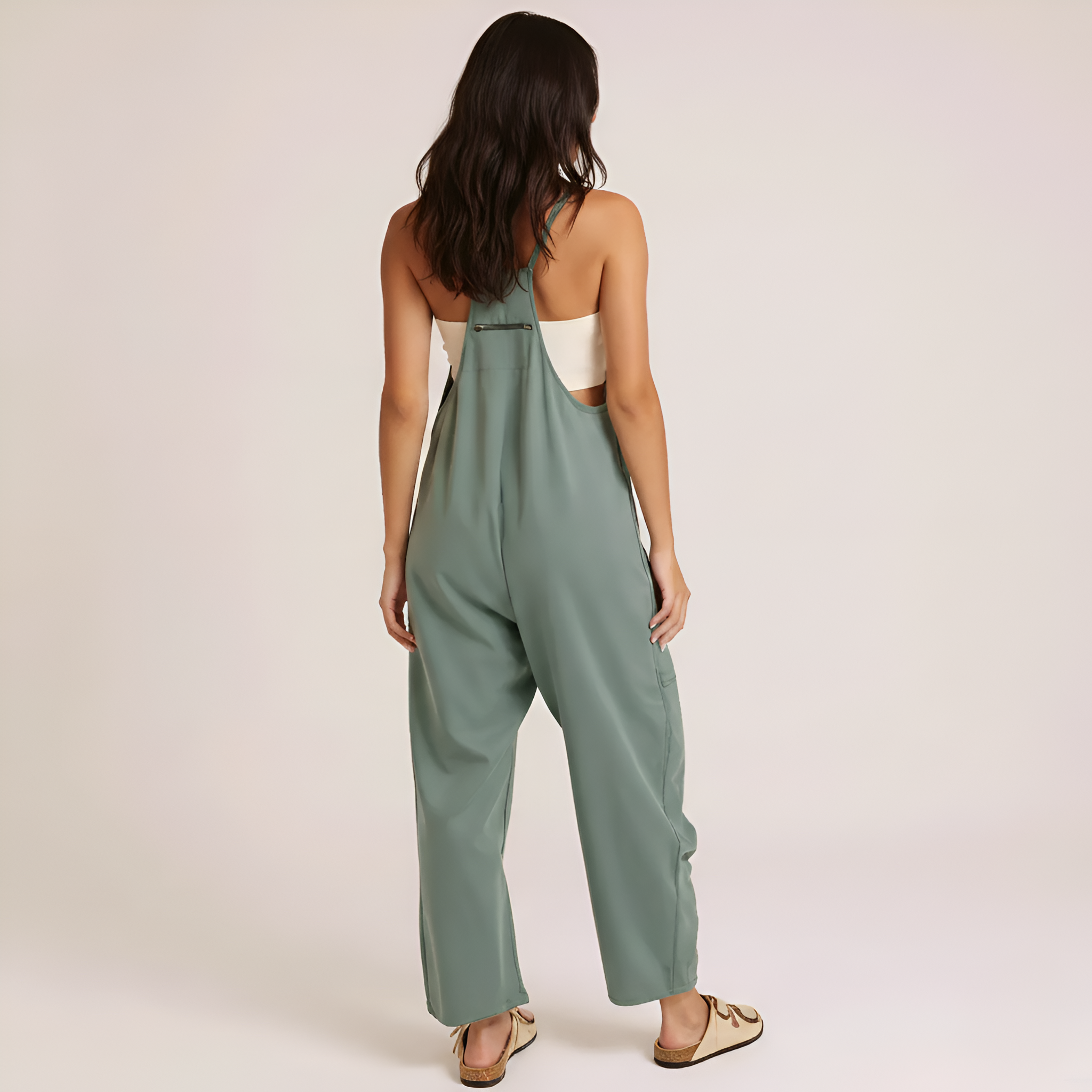 Casual Loose Fit Pocket Jumpsuit — view 4