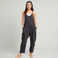 Casual Loose Fit Pocket Jumpsuit