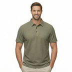 Ice Silk Textured Polo T Shirt — view 2