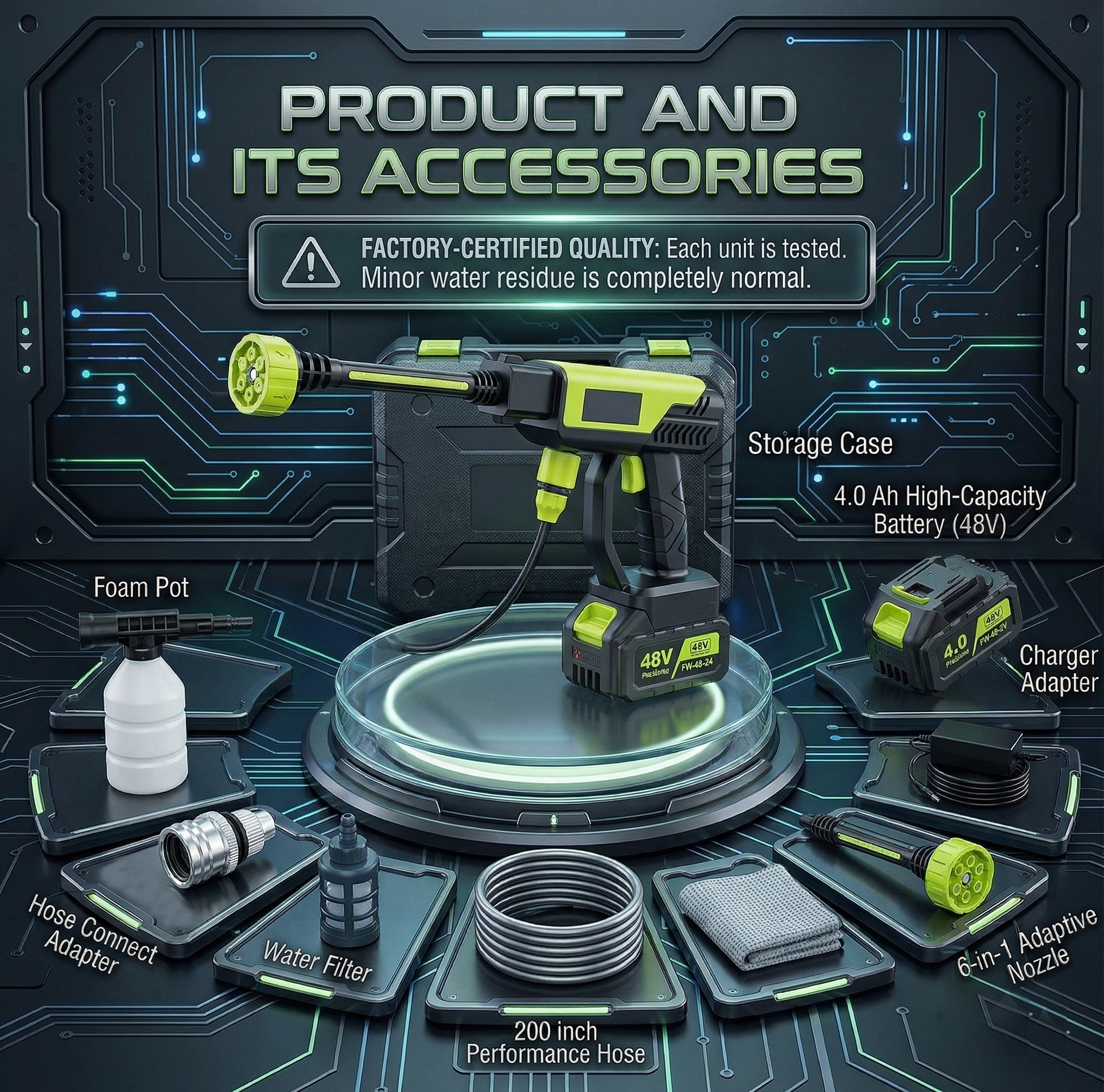 HydroJet Portable Power Washer™ – Cordless High-Pressure Washer for Anywhere Cleaning — view 2